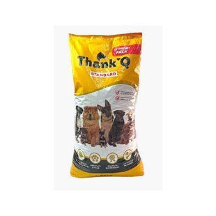 Сухий корм Thank&rsquo;Q Standard для дорослих собак зі смаком курки, 20 кг 12 фото