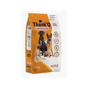 Сухий корм Thank&rsquo;Q Advanced Adult для дорослих собак із куркою, 10 кг 16 фото