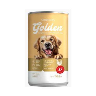 Вологий корм NashiDay Golden Dog для дорослих собак з куркою, 1,24 кг 29 фото